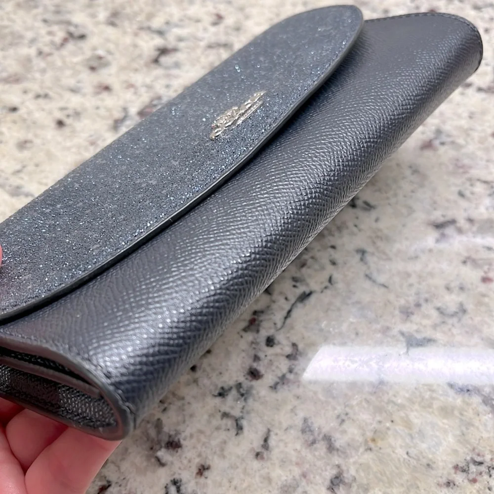 Coach Star Glitter Slim Envelope Wallet NWOT - Picture 5 of 12